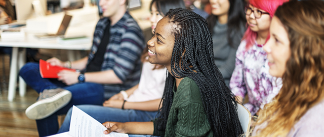 students in a classroom